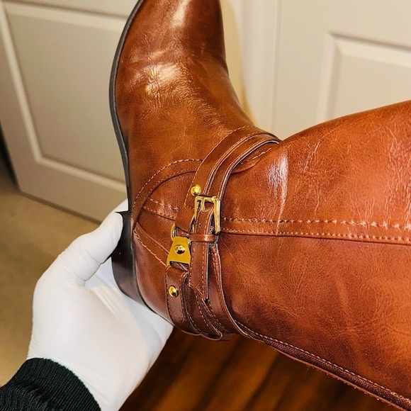 Unisa Brown Leather Riding Boots. - Picture 9 of 15